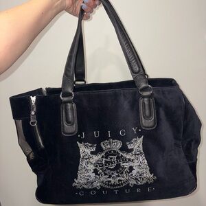 juicy couture vintage dog carrier shoulder bag